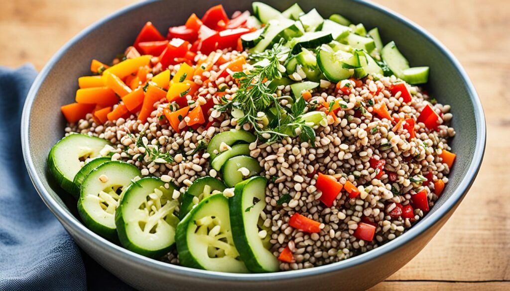 Buchweizen Salat