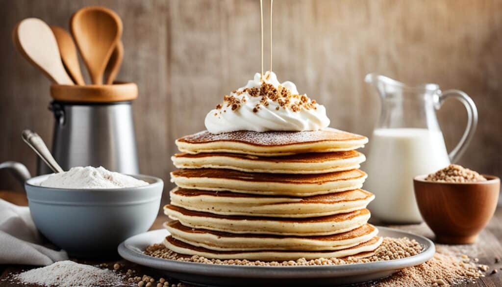 Pfannkuchen mit Buchweizenmehl